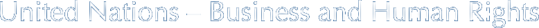 United Nations – Business and
