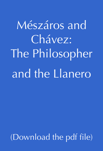  Mészáros and Chávez:  