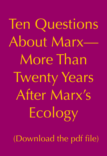  Ten Questions About Marx—More Than 